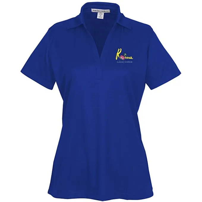 Performance Fine Jacquard Polo - Ladies' - 24 hr