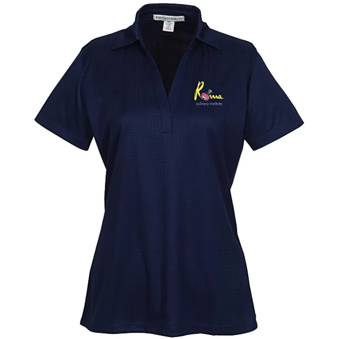 Performance Fine Jacquard Polo - Ladies' - 24 hr