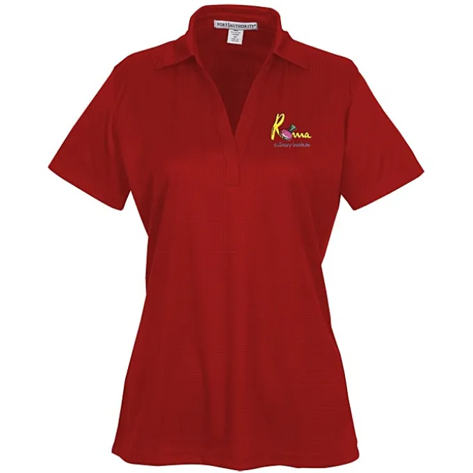Performance Fine Jacquard Polo - Ladies' - 24 hr