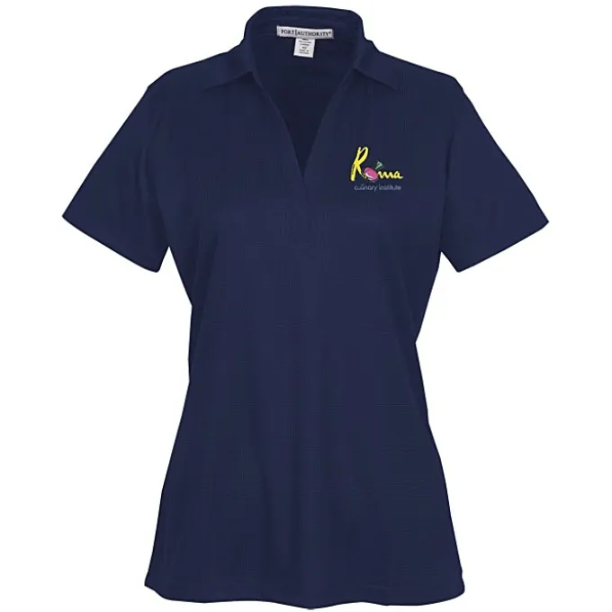 Performance Fine Jacquard Polo - Ladies' - 24 hr