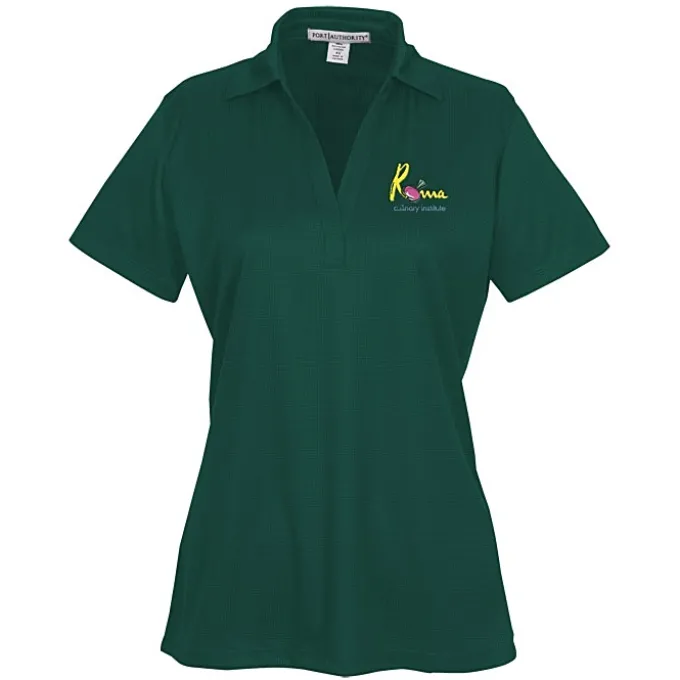 Performance Fine Jacquard Polo - Ladies' - 24 hr