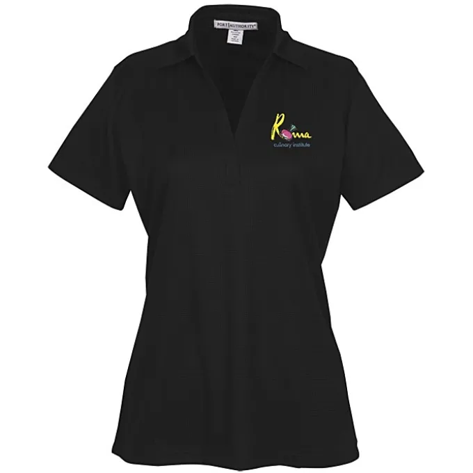 Performance Fine Jacquard Polo - Ladies' - 24 hr