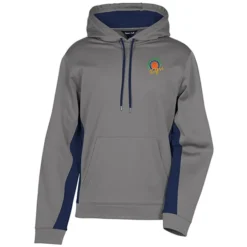 Performance Fleece Colorblock Hoodie - Men's - Embroidered