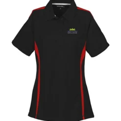 Performance Pique Mesh Colorblock Polo - Ladies'