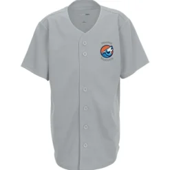 Performance Tough Mesh Full Button Jersey - Youth - Embroidered