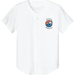 Performance Tough Mesh Full Button Jersey - Youth - Embroidered