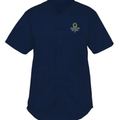 Performance Tough Mesh Full Button Jersey - Embroidered