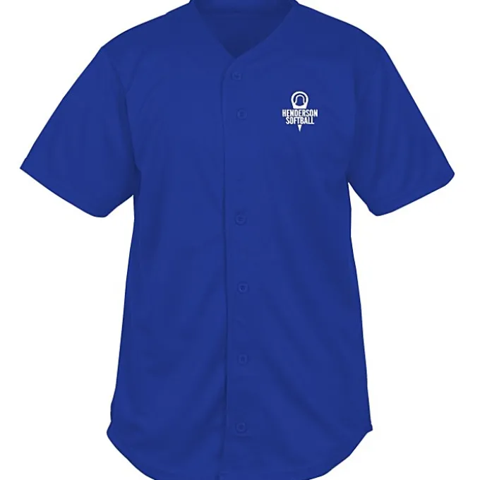 Performance Tough Mesh Full Button Jersey - Screen