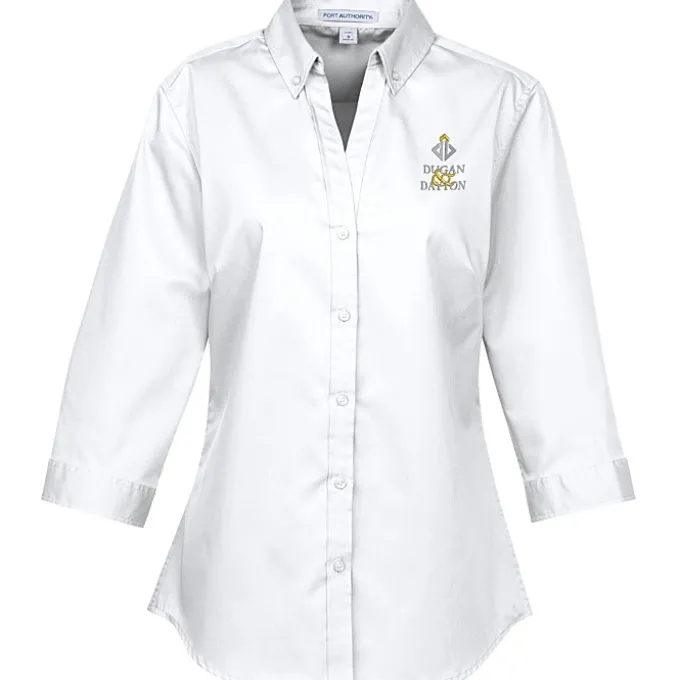 Performance Twill 3/4 Sleeve Shirt - Ladies'