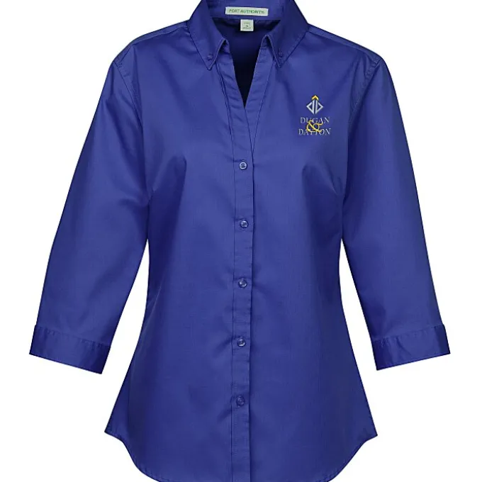 Performance Twill 3/4 Sleeve Shirt - Ladies'