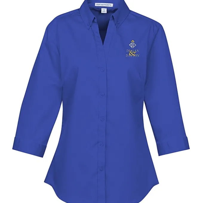 Performance Twill 3/4 Sleeve Shirt - Ladies'