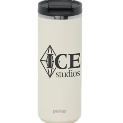 Perka Trent Vacuum Tumbler with Hot & Cold Lids - 18 oz