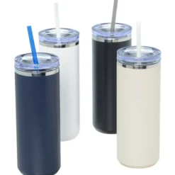 Perka Trent Vacuum Tumbler with Hot & Cold Lids - 18 oz