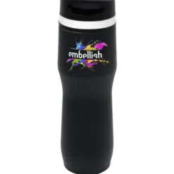 Persona Caturra Vacuum Tumbler - 16 oz - Black - Full Color