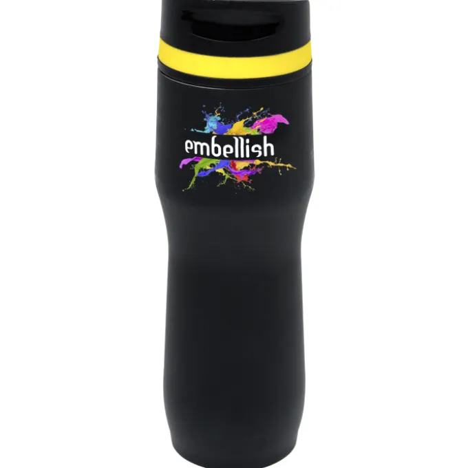 Persona Caturra Vacuum Tumbler - 16 oz - Black - Full Color