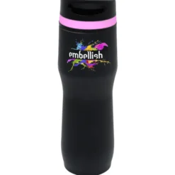 Persona Caturra Vacuum Tumbler - 16 oz - Black - Full Color