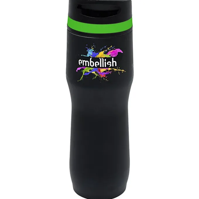 Persona Caturra Vacuum Tumbler - 16 oz - Black - Full Color