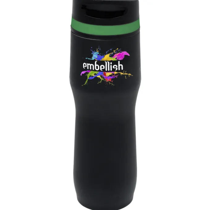 Persona Caturra Vacuum Tumbler - 16 oz - Black - Full Color