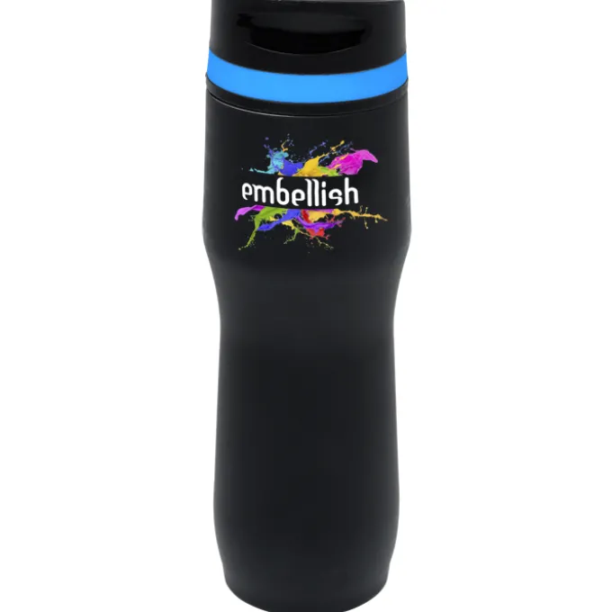 Persona Caturra Vacuum Tumbler - 16 oz - Black - Full Color