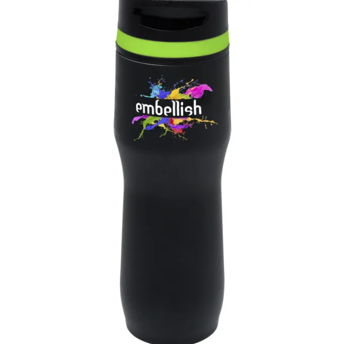 Persona Caturra Vacuum Tumbler - 16 oz - Black - Full Color