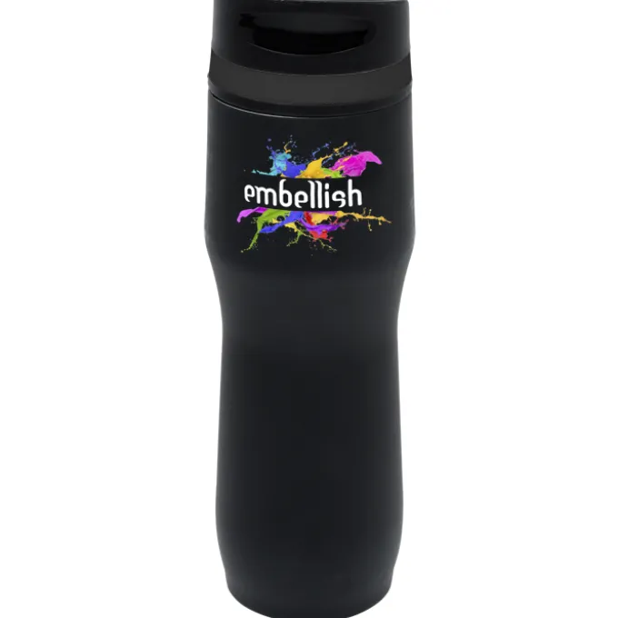 Persona Caturra Vacuum Tumbler - 16 oz - Black - Full Color