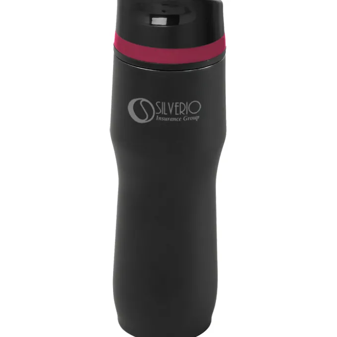 Persona Caturra Vacuum Tumbler - 16 oz - Black - Laser Engraved