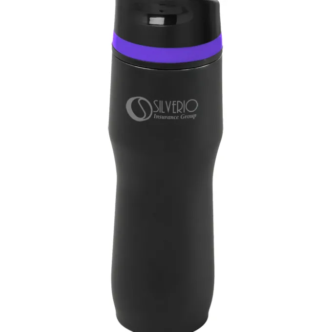 Persona Caturra Vacuum Tumbler - 16 oz - Black - Laser Engraved