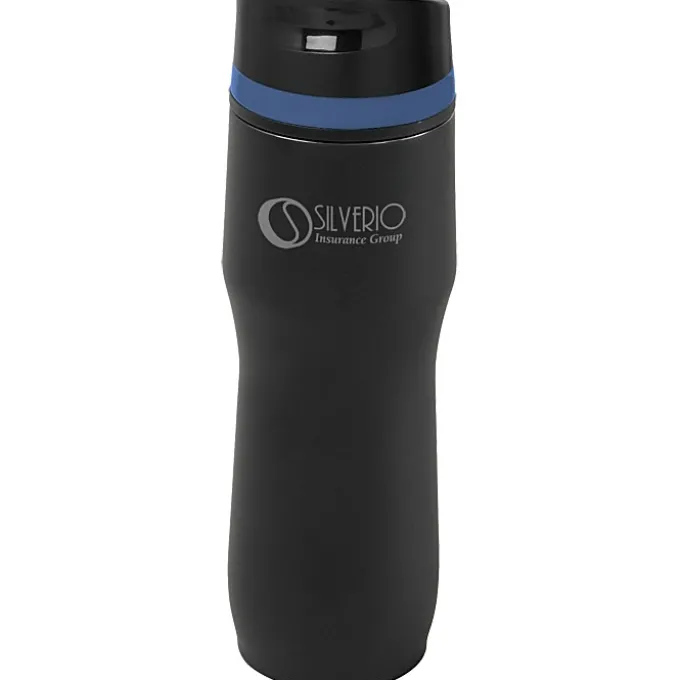 Persona Caturra Vacuum Tumbler - 16 oz - Black - Laser Engraved - 24 hr