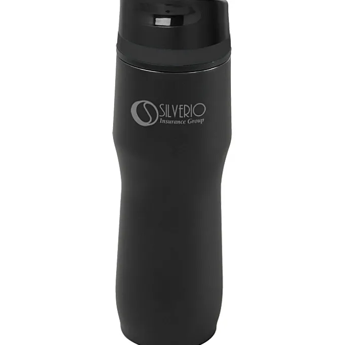 Persona Caturra Vacuum Tumbler - 16 oz - Black - Laser Engraved - 24 hr
