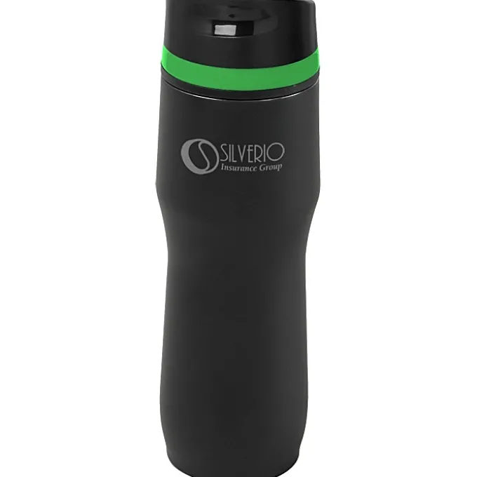 Persona Caturra Vacuum Tumbler - 16 oz - Black - Laser Engraved - 24 hr