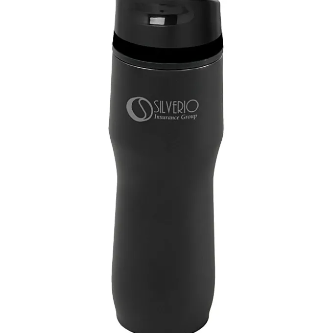 Persona Caturra Vacuum Tumbler - 16 oz - Black - Laser Engraved - 24 hr