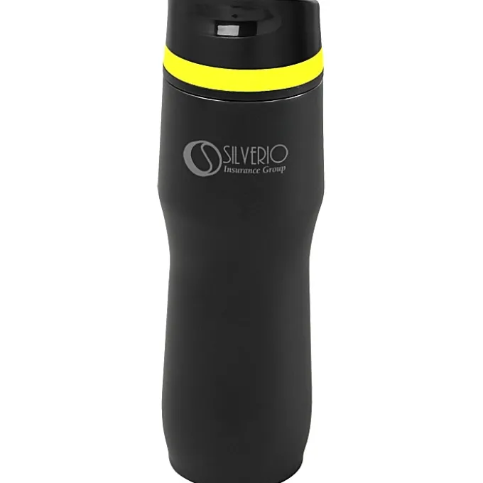 Persona Caturra Vacuum Tumbler - 16 oz - Black - Laser Engraved - 24 hr