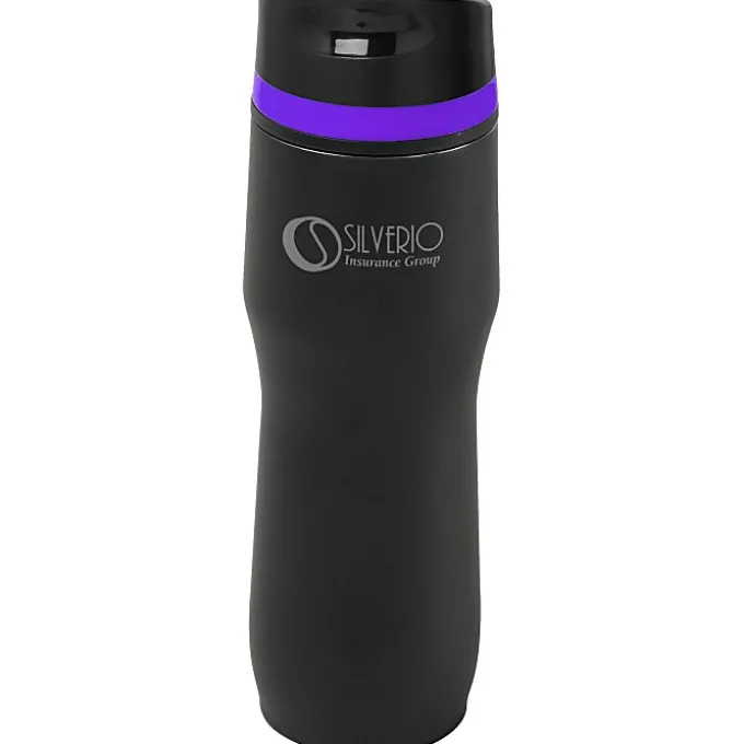 Persona Caturra Vacuum Tumbler - 16 oz - Black - Laser Engraved - 24 hr