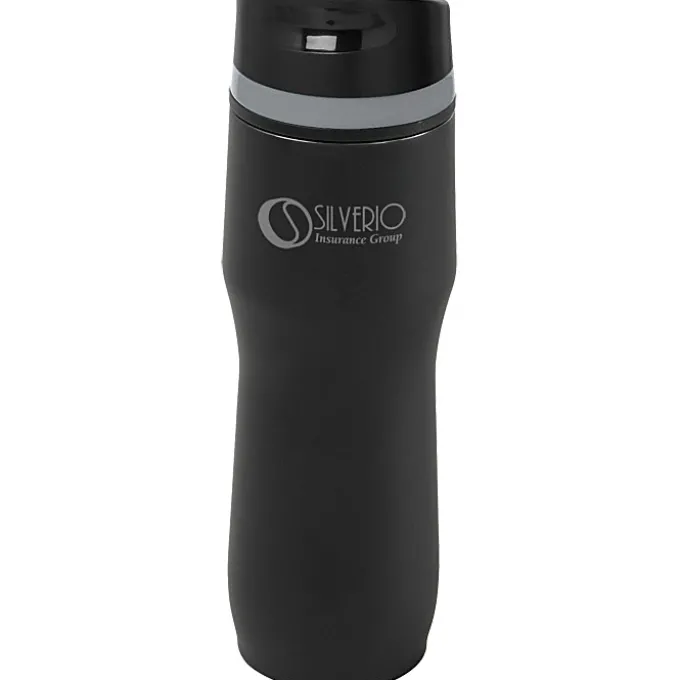 Persona Caturra Vacuum Tumbler - 16 oz - Black - Laser Engraved - 24 hr