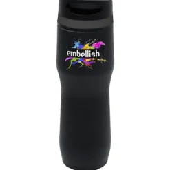 Persona Caturra Vacuum Tumbler - 16 oz - Black - Full Color - 24 hr