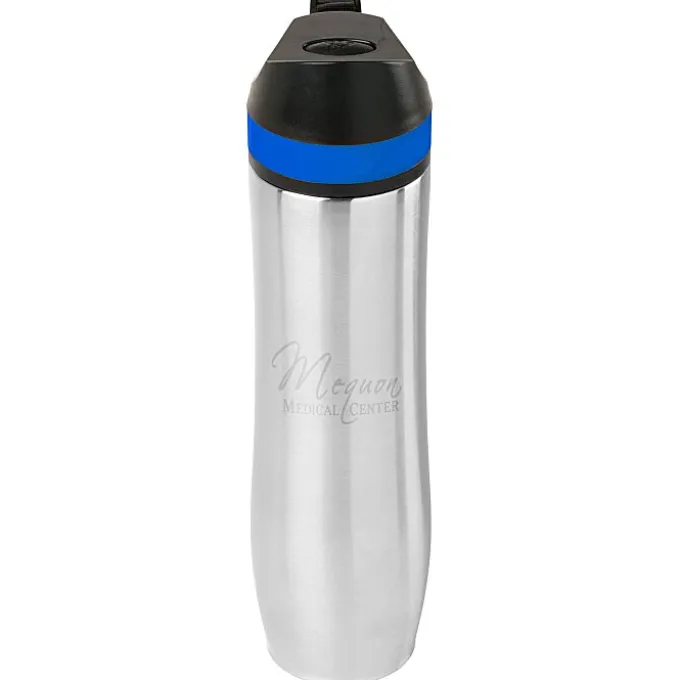 Persona Wave Vacuum Sport Bottle - 20 oz - Laser Engraved