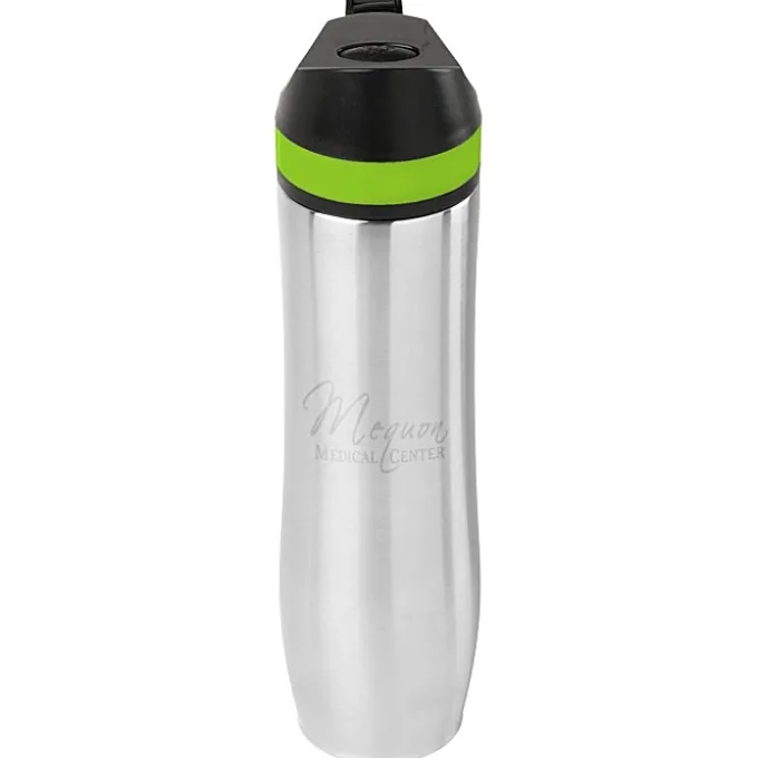 Persona Wave Vacuum Sport Bottle - 20 oz - Laser Engraved