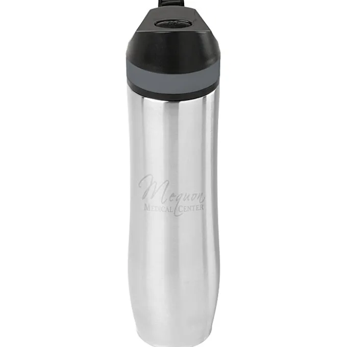 Persona Wave Vacuum Sport Bottle - 20 oz - Laser Engraved