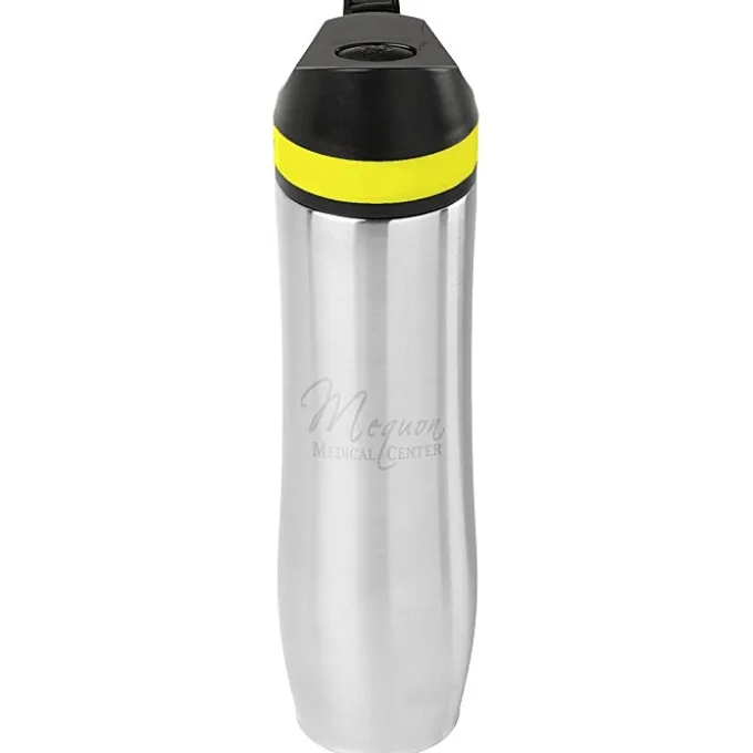 Persona Wave Vacuum Sport Bottle - 20 oz - Laser Engraved
