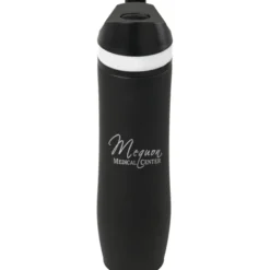 Persona Wave Vacuum Sport Bottle - 20 oz - Black - Laser Engraved