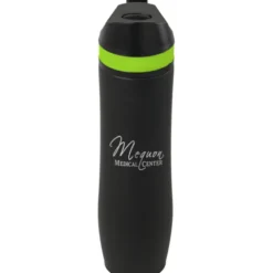Persona Wave Vacuum Sport Bottle - 20 oz - Black - Laser Engraved