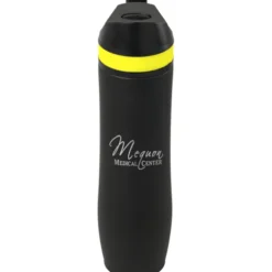 Persona Wave Vacuum Sport Bottle - 20 oz - Black - Laser Engraved