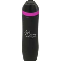 Persona Wave Vacuum Sport Bottle - 20 oz - Black - Laser Engraved