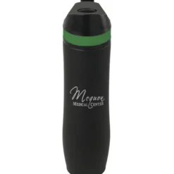 Persona Wave Vacuum Sport Bottle - 20 oz - Black - Laser Engraved