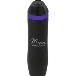 Persona Wave Vacuum Sport Bottle - 20 oz - Black - Laser Engraved