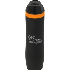 Persona Wave Vacuum Sport Bottle - 20 oz - Black - Laser Engraved