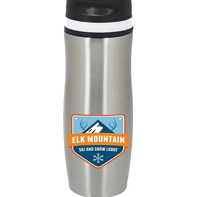 Persona Wave Vacuum Tumbler - 14 oz. - Full Color - 24 hr