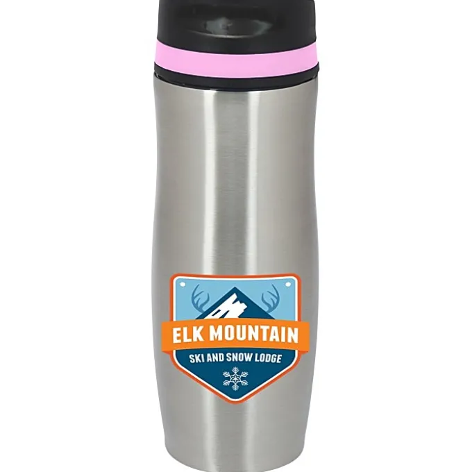 Persona Wave Vacuum Tumbler - 14 oz. - Full Color - 24 hr