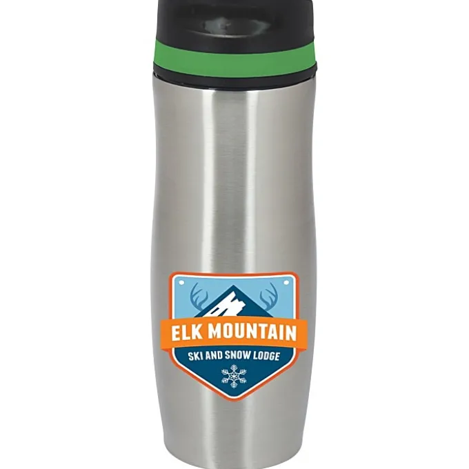Persona Wave Vacuum Tumbler - 14 oz. - Full Color - 24 hr