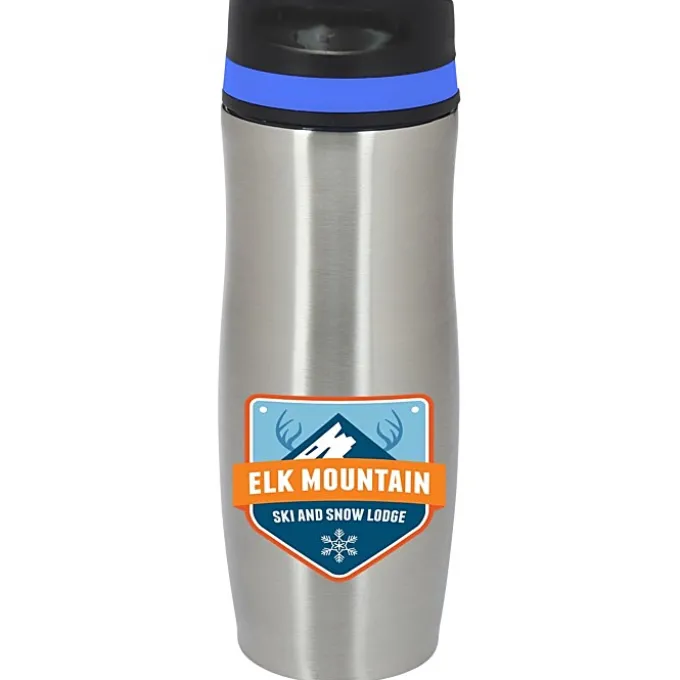 Persona Wave Vacuum Tumbler - 14 oz. - Full Color - 24 hr